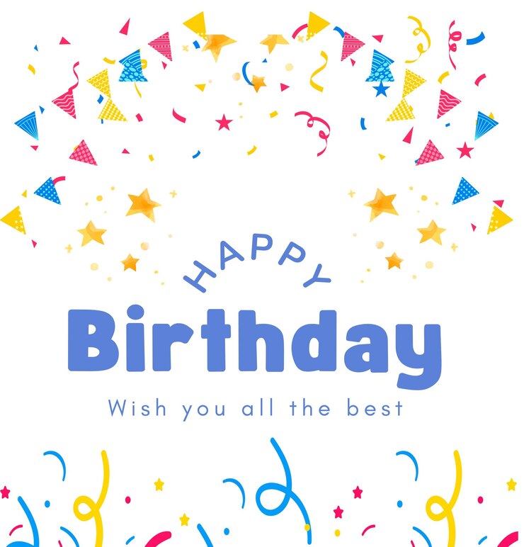 Vector 생일 축하 장난스러운 귀여운 인사카드
