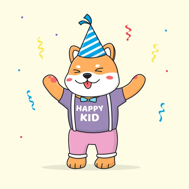 Happy birthday shiba inu