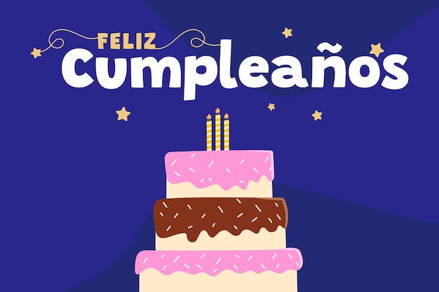 스페인어로 생일 축하합니다.