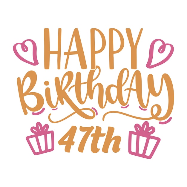 Vector happy birthday svg bundle