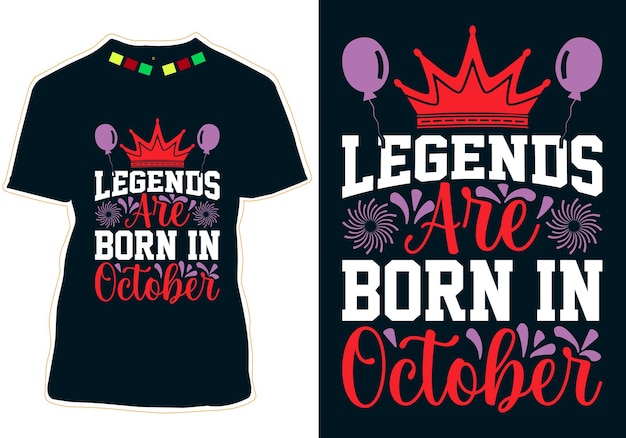 Happy Birthday T-shirt Design vector