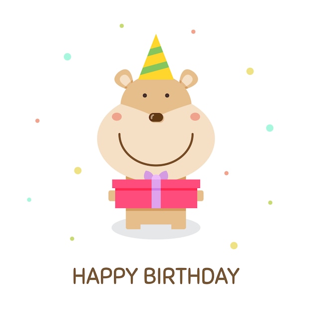 Happy Birthday. Vector illustration.