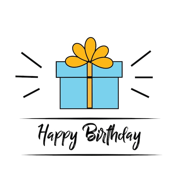 Happy Birthday Vector Template Design Illustration