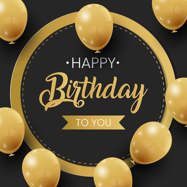 Happy Birthday To You Social Media Post Template