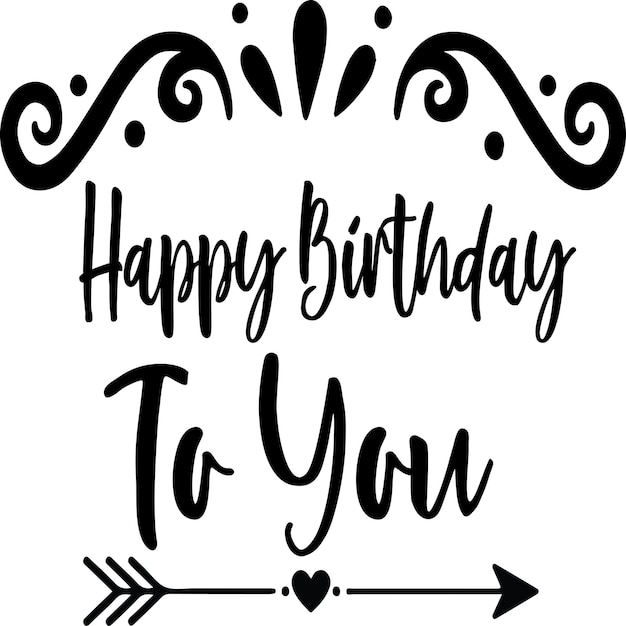 happy birthday to you