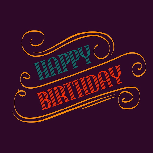 Premium Vector | Happy birthday