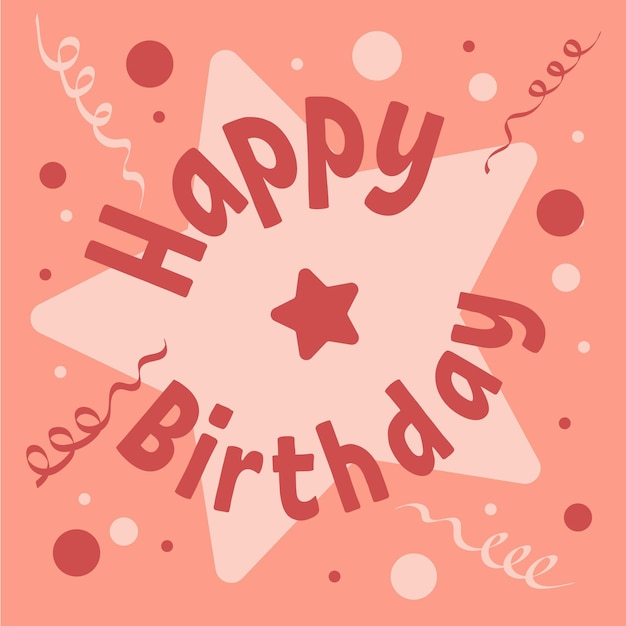 Happy BirthdayBeautiful greeting card