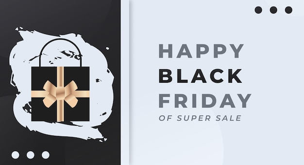 Happy black friday celebration vector design illustration for background poster banner advertising