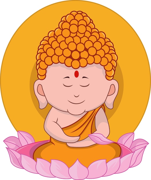 Buon buddha purnima in meditazione