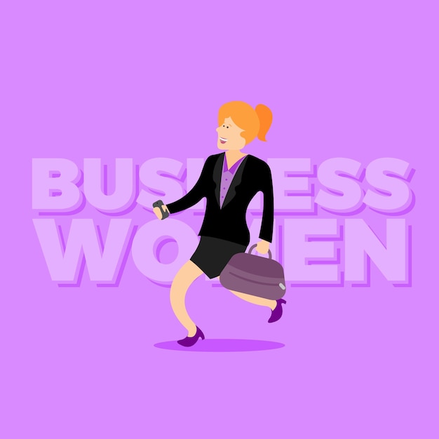 Happy business women