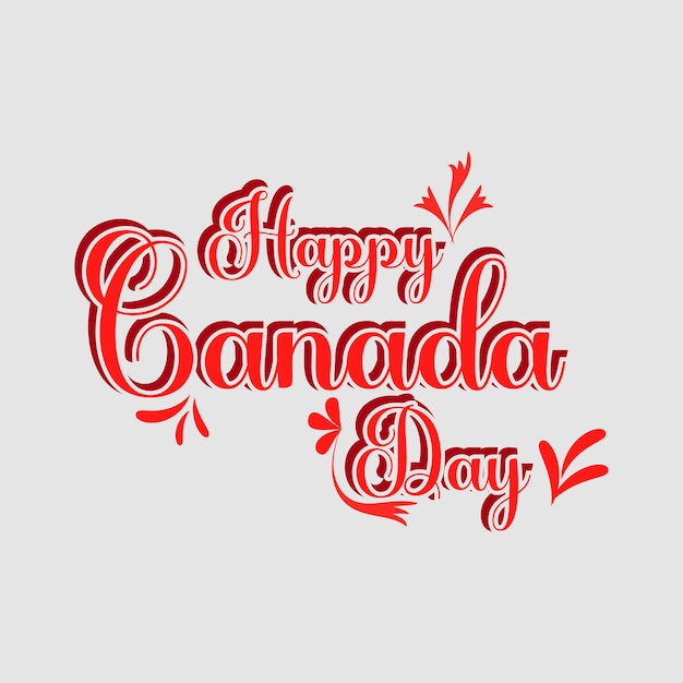 Happy Canada day tshirt design