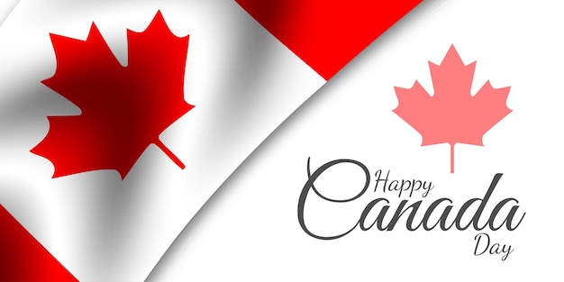 Happy Canada day, Vector Illustration.