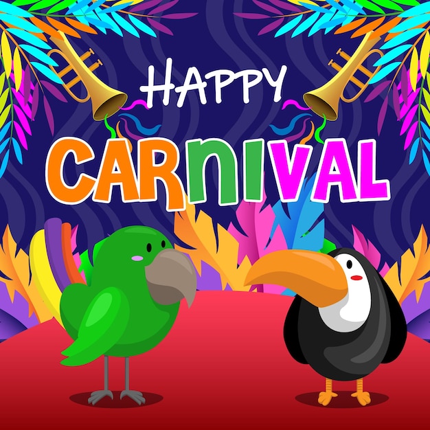 Happy carnival party