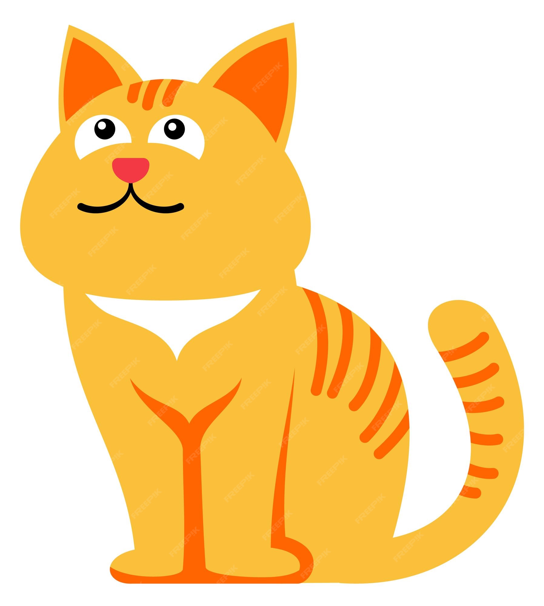 happy cat clip art