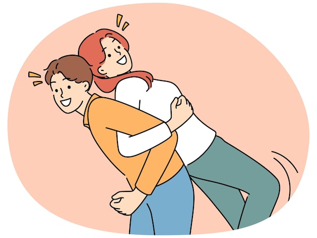 행복 한 아이 들 은 함께 놀면서 즐거움 을 느다