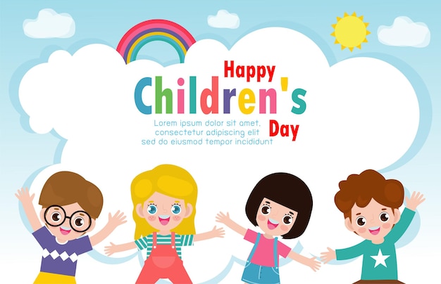 Happy children's day background