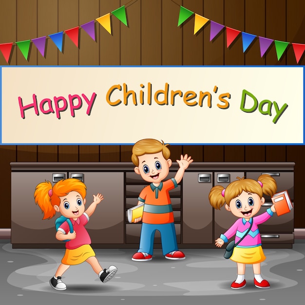 Happy Children's day illustration