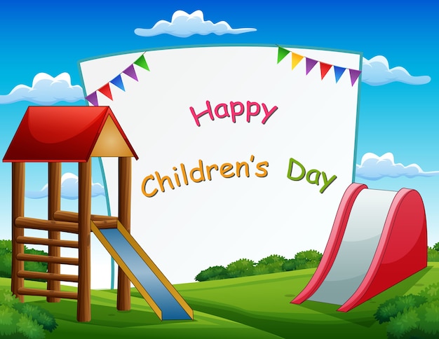 Happy Children's day illustration