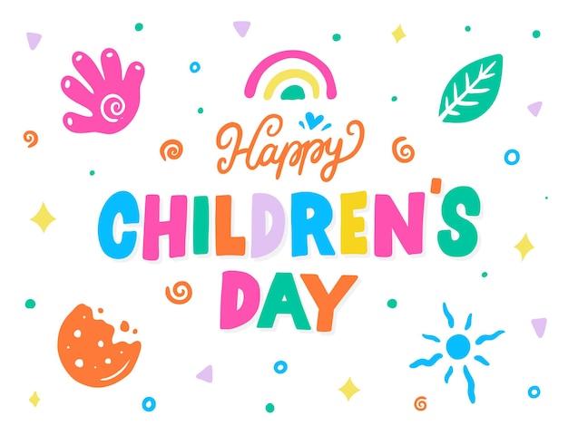 Vector happy children's day