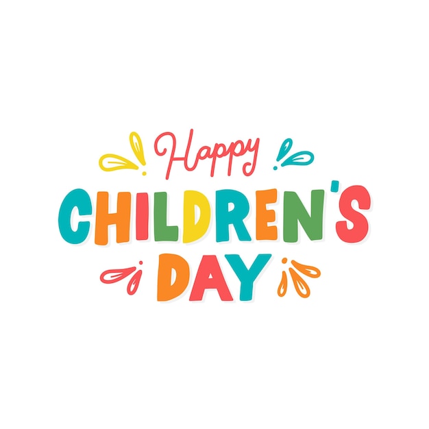 Vector happy children's day