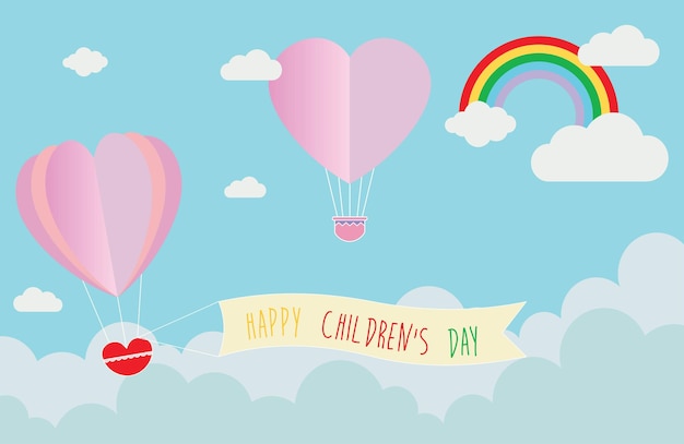 Happy Childrens Day for International Children Celebration