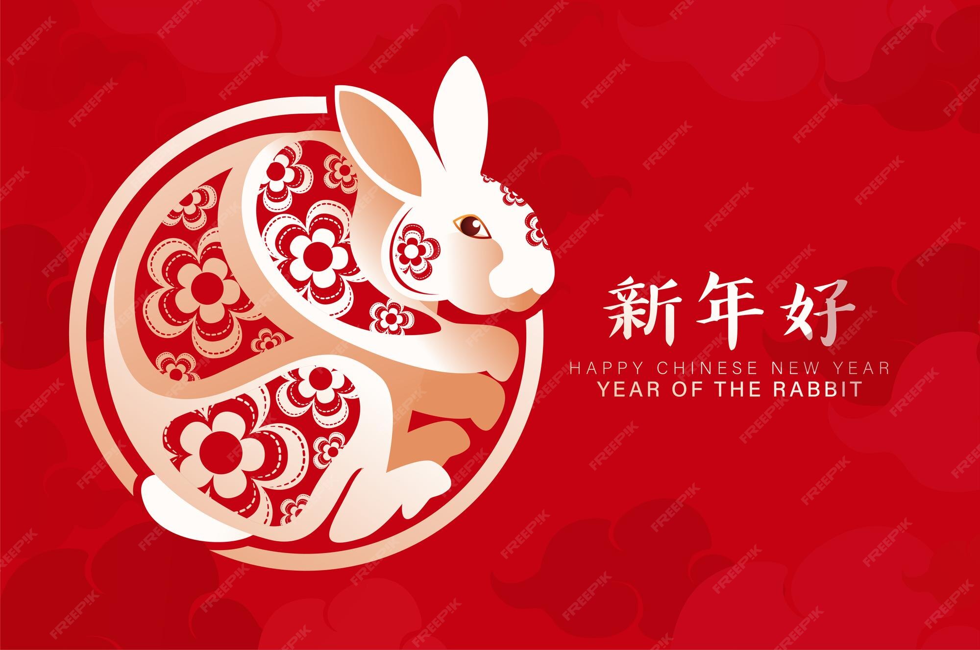 white rabbit chinese new year