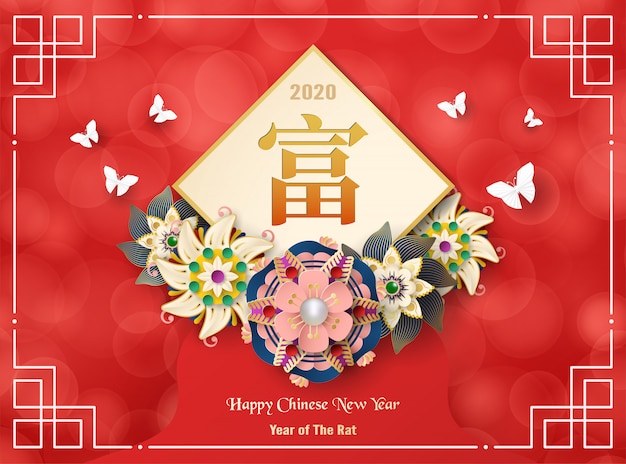 Happy chinese new year 2020, year of the rat.