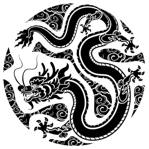 Happy chinese new year 2024 the dragon zodiac sign