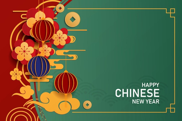 Happy Chinese New Year Vector Design