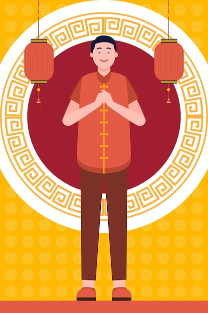 Vector happy chinese new year