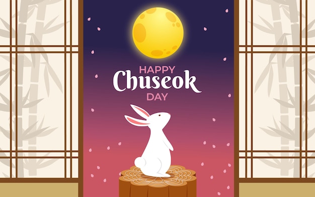 Happy Chuseok Day Background