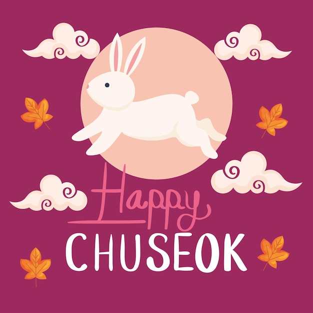 Happy chuseok met konijn