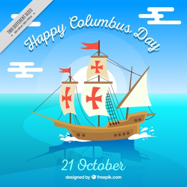 happy columbus day background