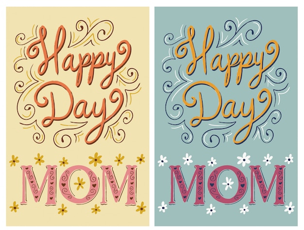 Happy day, mom - greeting card