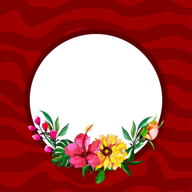 Happy dia dos namorados red yellow pink flowers background social media design banner free vector