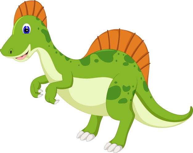 Vector happy dino