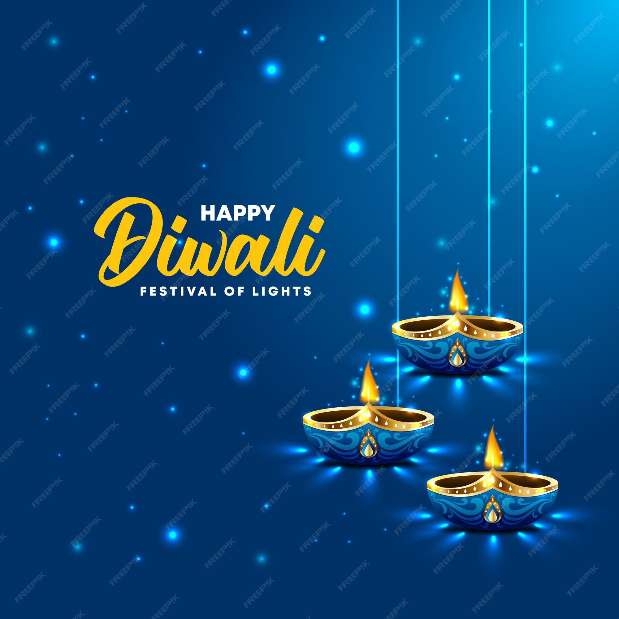 Premium Vector | Happy diwali background l diwali festival banner l elegant happy  diwali social media banner design