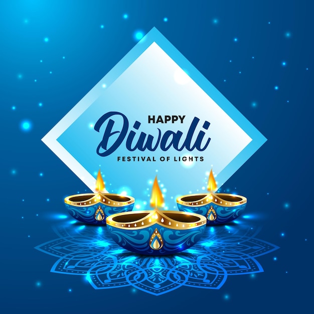 Premium Vector | Happy diwali background l diwali festival banner l elegant  happy diwali social media banner design