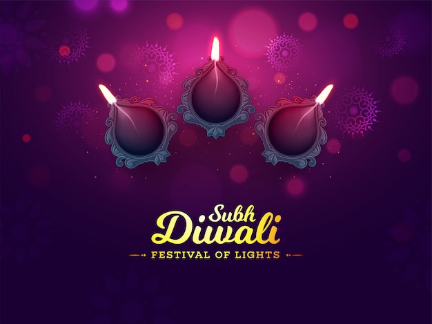 Happy diwali background.