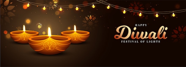 Vector happy diwali background.