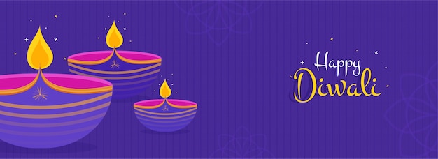 Happy diwali background.