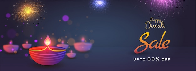 Happy Diwali Background.