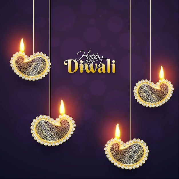 Счастливый фон diwali.