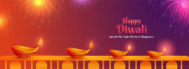 Felice diwali sfondo.