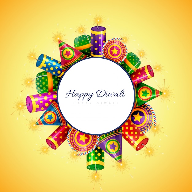 Vector happy diwali background