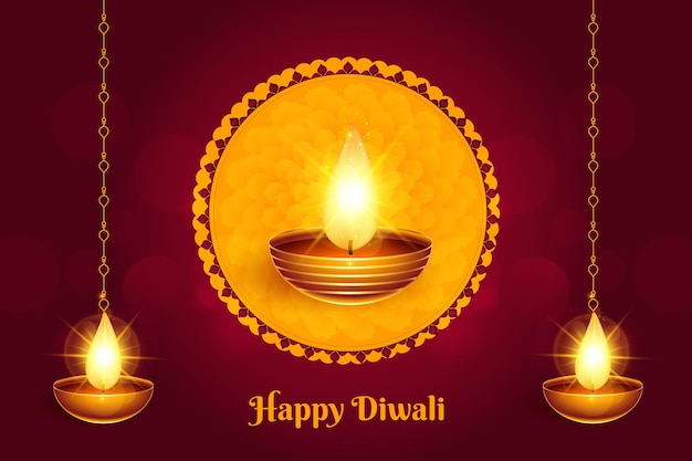 Happy diwali background