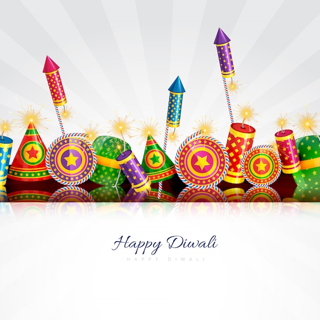 Vector happy diwali card