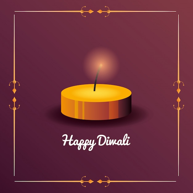 Happy diwali celebration