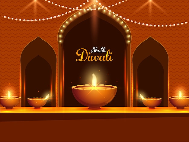 Felice diwali concept