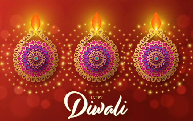 Happy diwali deepavali the indian festival